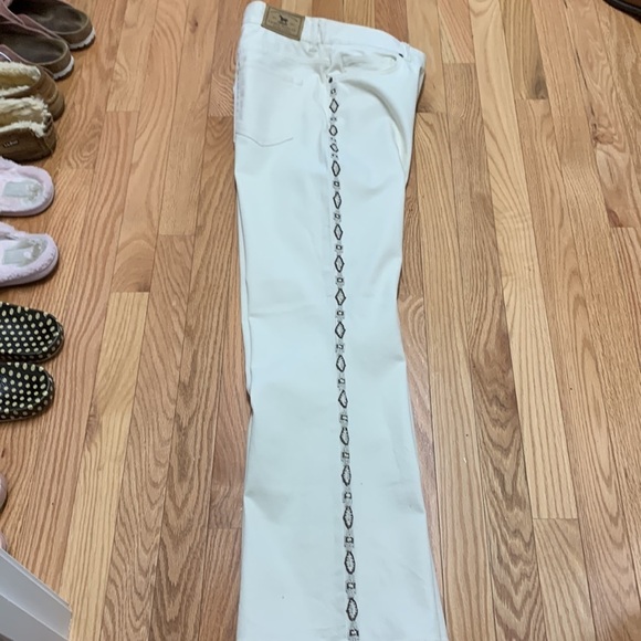 Ralph Lauren Hand beaded Native Design Pinstripe Denim‎ - Picture 4 of 8